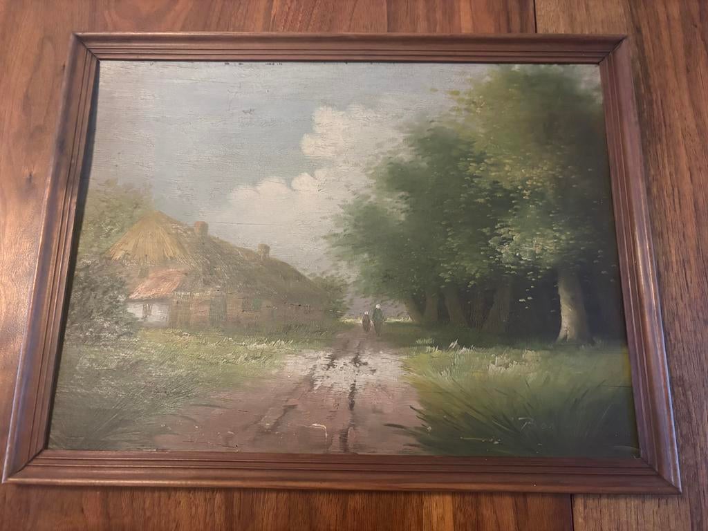Schilderij op hout, Enlèvement