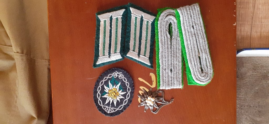 lot insigne  Gebirgsjager  reproduction, Collections, Enlèvement ou Envoi