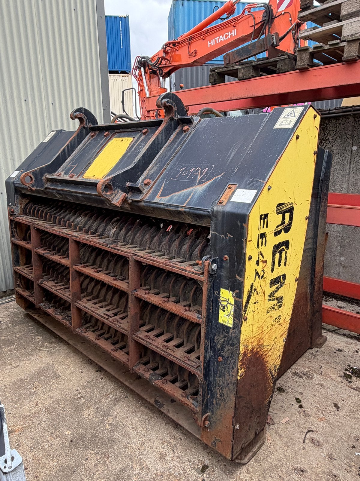Poubelle à tamis REMU EE4220HD avec rotors de coupe, Enlèvement ou Envoi
