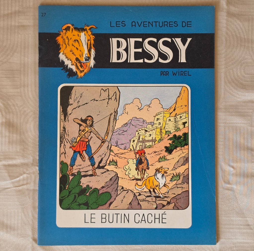 BESSY 27 ( 1 édition / 1e druk ) Le Butin Caché 1958, Enlèvement ou Envoi, Wirel, Une BD, Utilisé