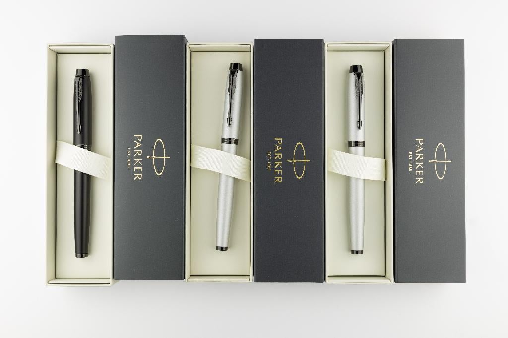 Parker IM monochrome pennen set, Parker, Nieuw, Ophalen of Verzenden, Met reclame