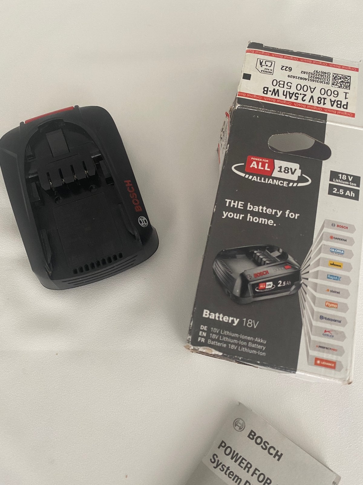 Batterie de remplacement Bosch 18 volts (2,5 Ah,, Enlèvement ou Envoi
