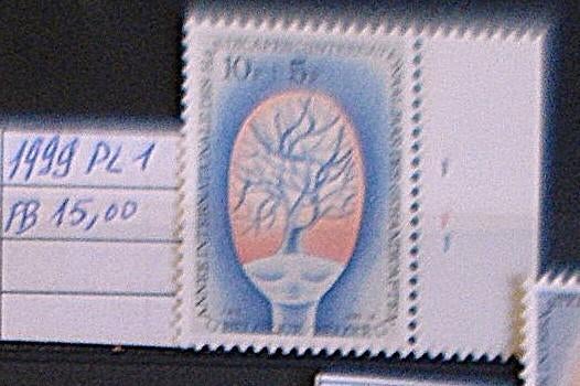Belgique 1999 PL1 **/mnh, Timbres & Monnaies, Timbres | Europe | Belgique, Autre, Non oblitéré, Sans enveloppe, Gomme originale