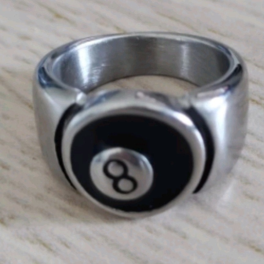onegdragen 8 ball ring vintage stijl ringmaat 12
vintage des, Bijoux, Sacs & Beauté, Enlèvement ou Envoi, Neuf, Fer ou Acier, Femme ou Homme