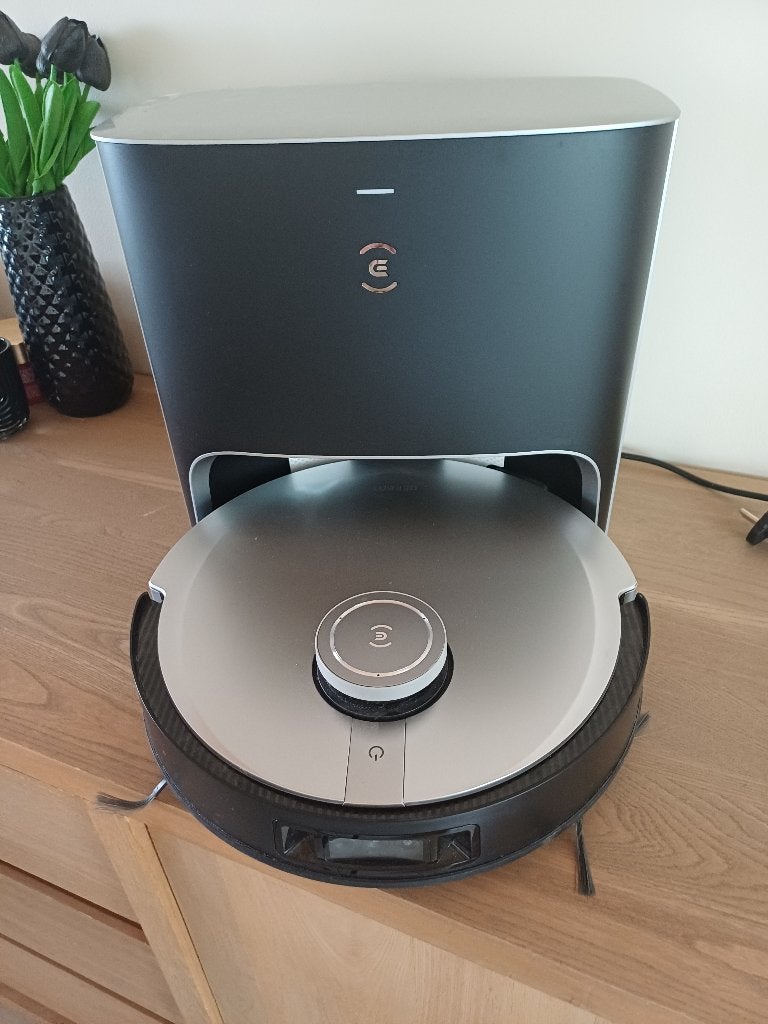 Ecovacs Deebot X1 Plus Robotstofzuiger & Dweilfunctie, Fonctionnement silencieux, Sac à poussière, Ecovacs, Enlèvement