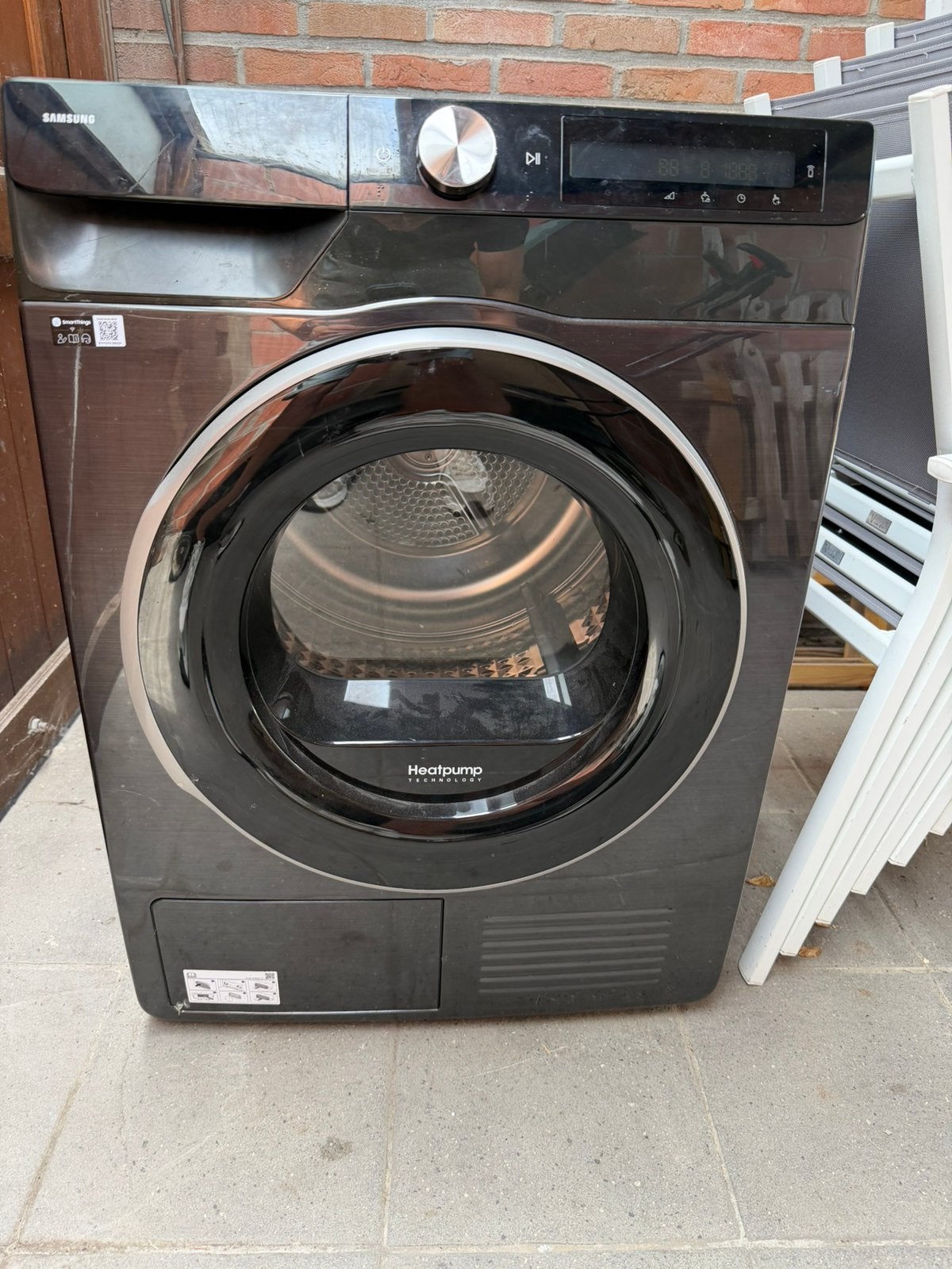 Droogkast samsung  zwart net geen 2 jaar, Elektronische apparatuur, Wasmachines, Ophalen of Verzenden, Zo goed als nieuw