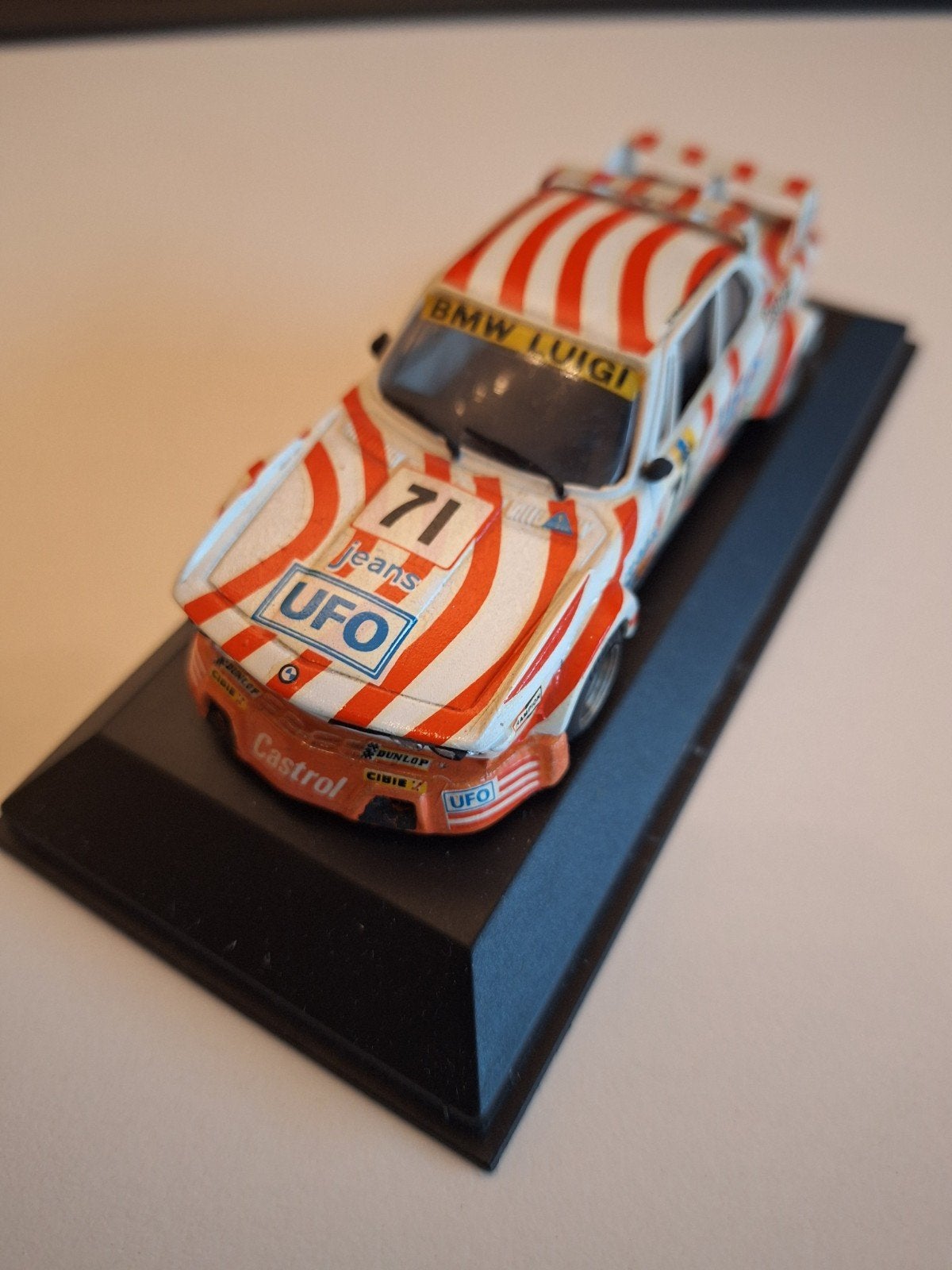 BMW E9 CSL Ufo Luigi Racing 1:43 kit, Hobby en Vrije tijd, Ophalen of Verzenden, Zo goed als nieuw, Auto