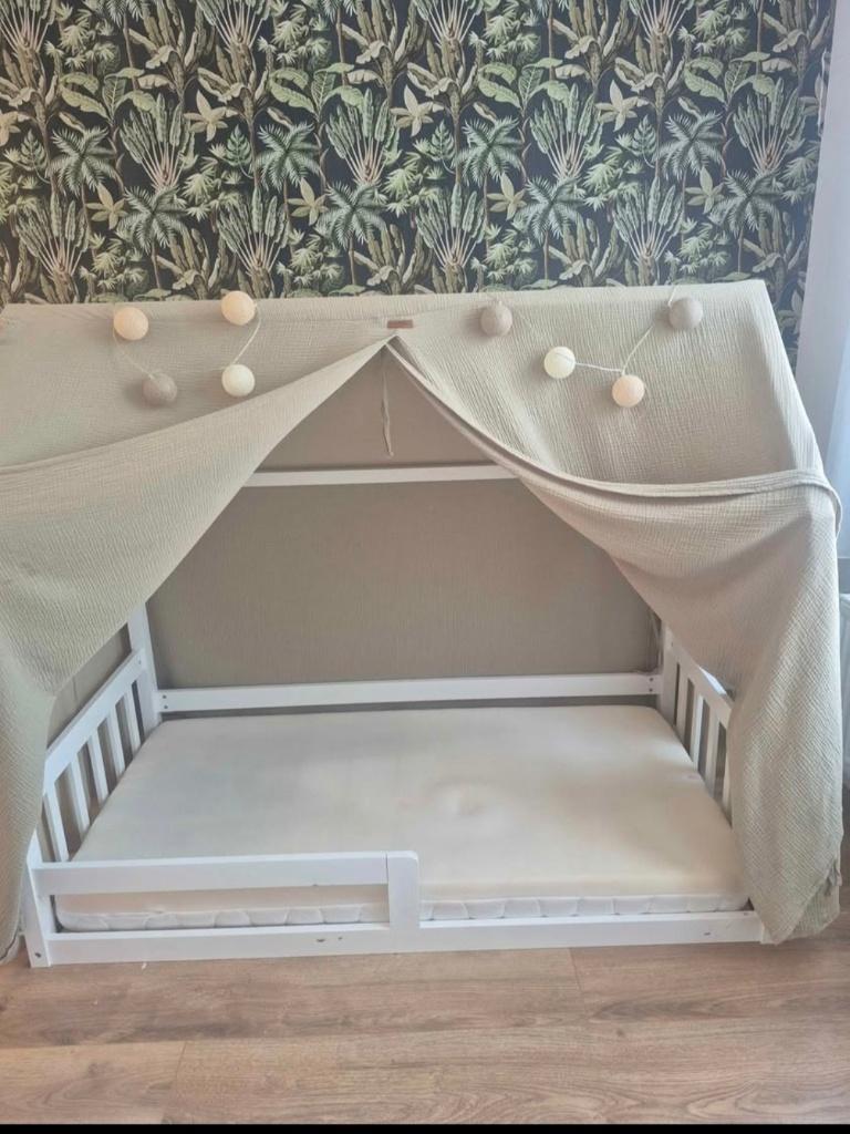Lit cabane, 70 à 85 cm, Sommier à lattes, Enlèvement, Utilisé