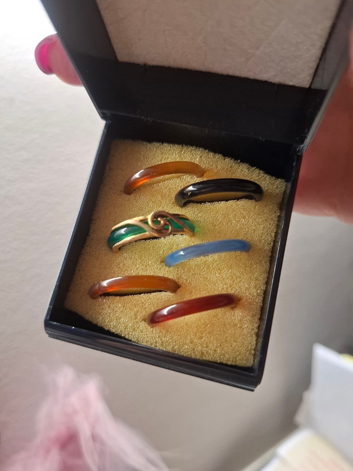 Negen gouden ringen met verwisselbare T54-ringen, Handtassen en Accessoires, Ringen, Nieuw, Ophalen of Verzenden, Kleiner dan 17