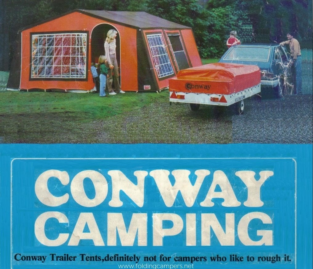 Conway plooicaravan, ideaal voor de festivals!!, Caravans en Kamperen, Vouwwagens, Overige merken, tot en met 4, Groen, Aanwezig