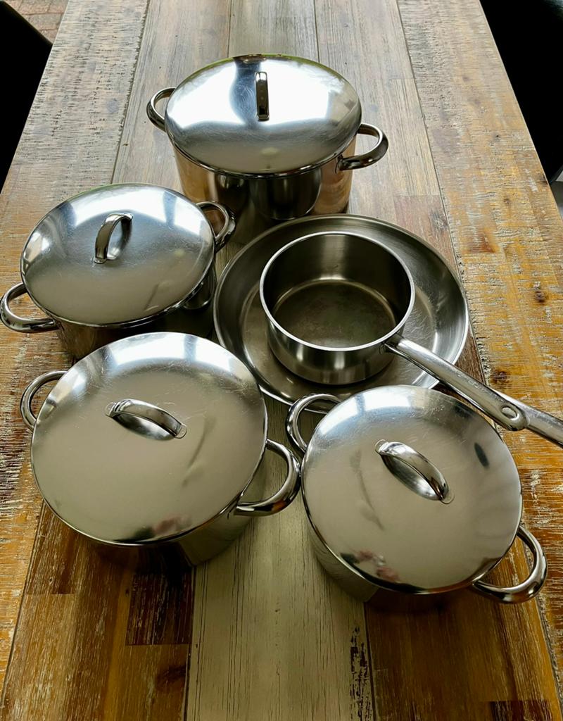 Kookpotten Demeyere, Maison & Meubles, Cuisine | Casseroles & Poêles, Comme neuf, Ensemble de casseroles, Inox, Enlèvement