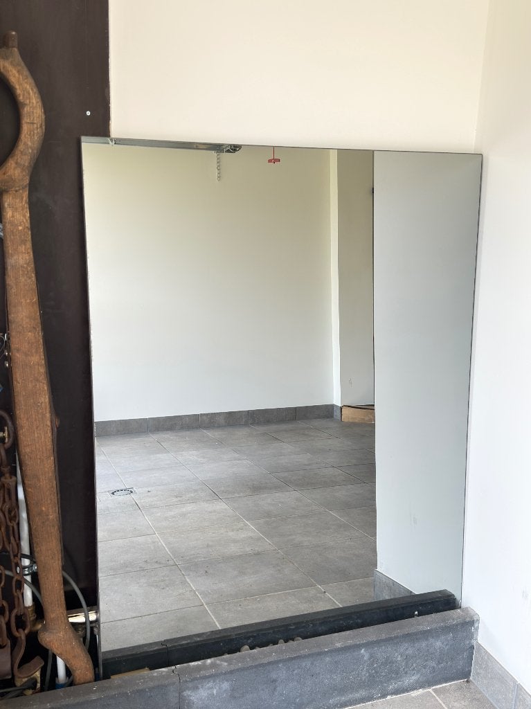 2 spiegels, Ophalen, 100 tot 150 cm, Zo goed als nieuw, 100 tot 125 cm
