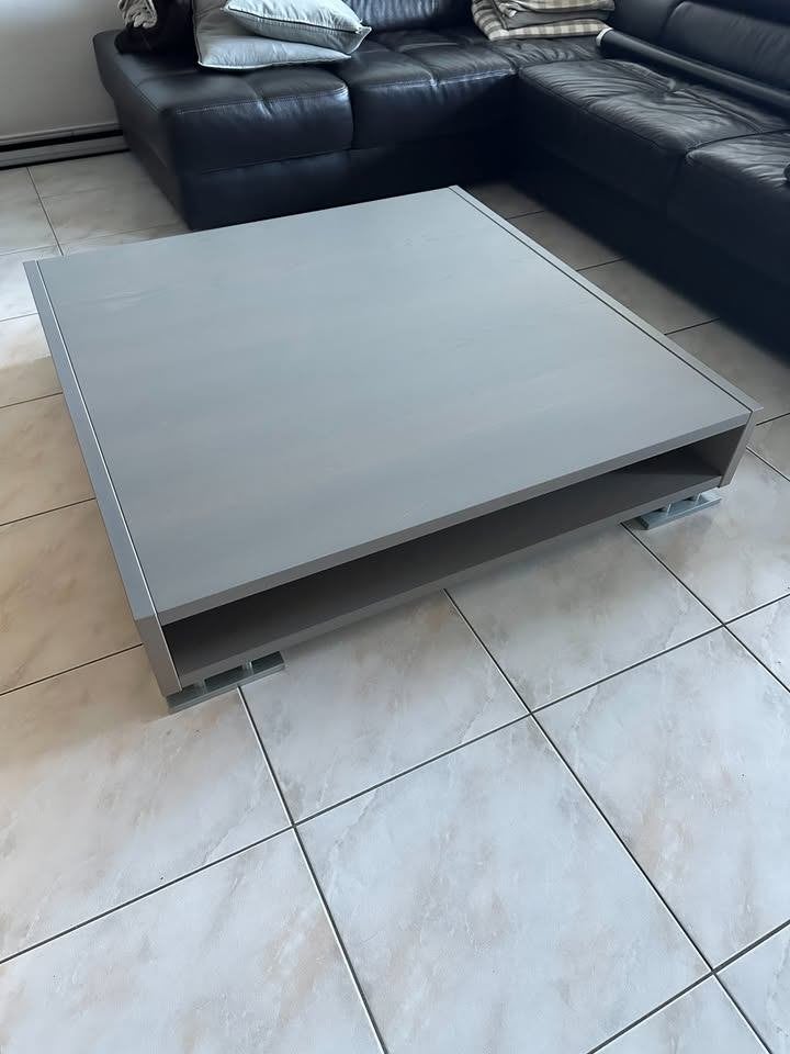 Table basse design Zymbioz 120x120, 100 à 150 cm, 100 à 150 cm, Enlèvement, Chêne