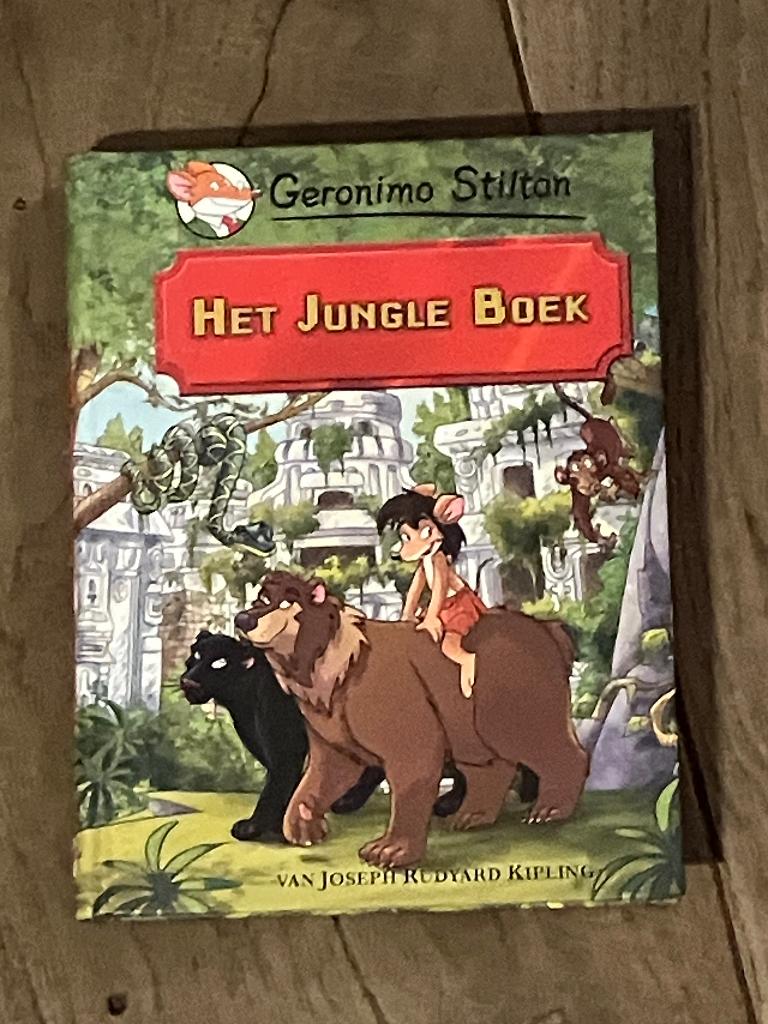 Geronimo Stilton - Het jungle boek, Ophalen of Verzenden, Zo goed als nieuw, Geronimo Stilton, Fictie algemeen