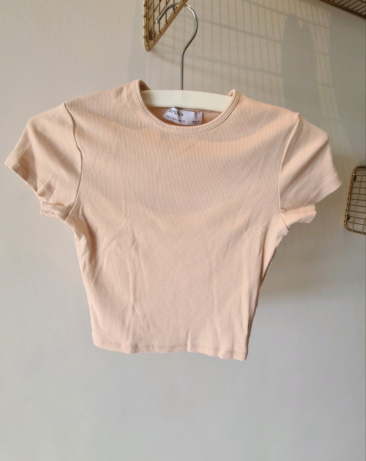 Topje Bershka maat S, Vêtements | Femmes, T-shirts, Enlèvement ou Envoi, Taille 36 (S), Beige