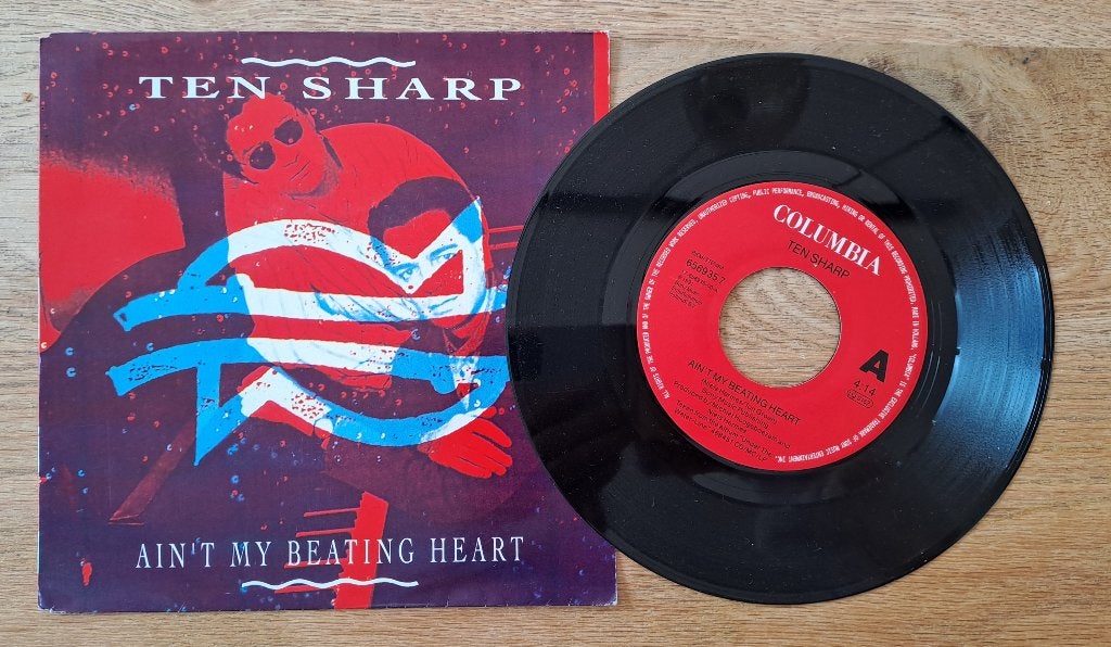 Ten Sharp - Ain't My Beating Heart, Gebruikt, Originele persing, 7 inch, Ophalen of Verzenden