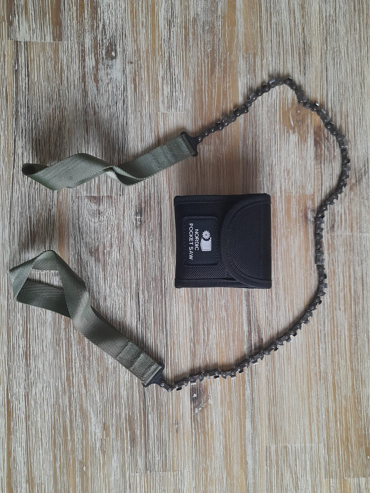 nordic pocket saw. een kettingzaag in pocket formaat, Caravanes & Camping, Outils de camping, Enlèvement