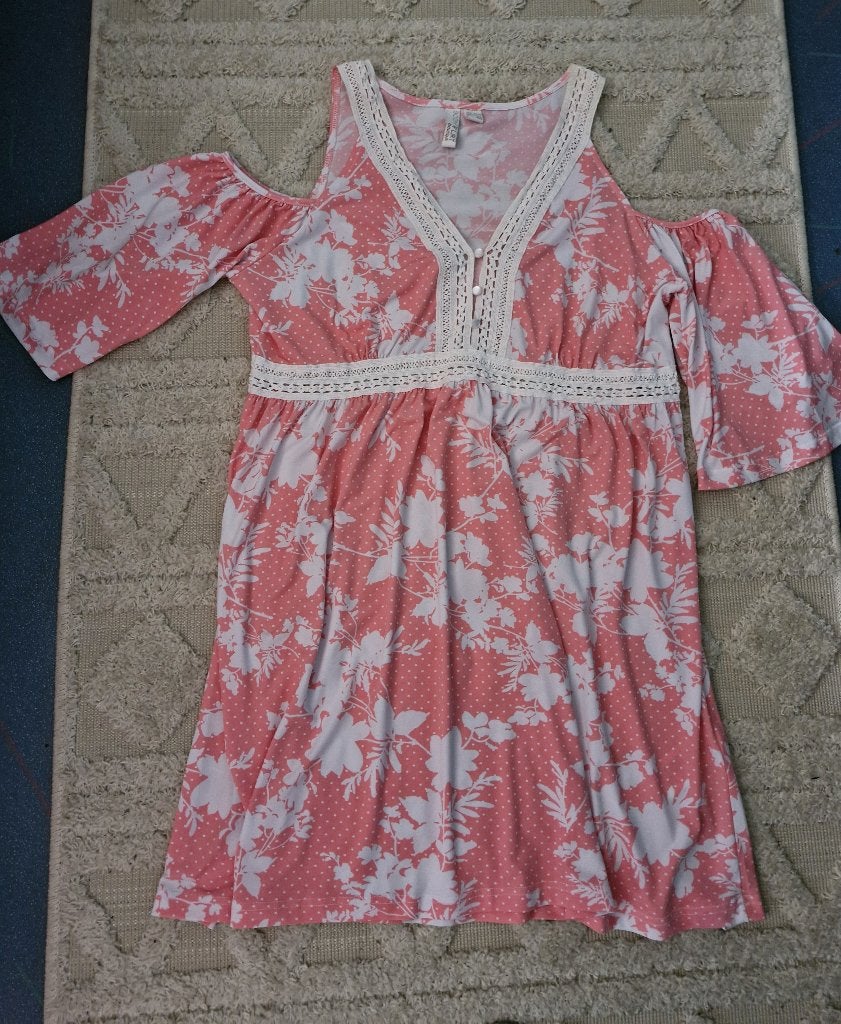 kleedje maat 46/48, Taille 46/48 (XL) ou plus grande, Rose, Comme neuf, Enlèvement