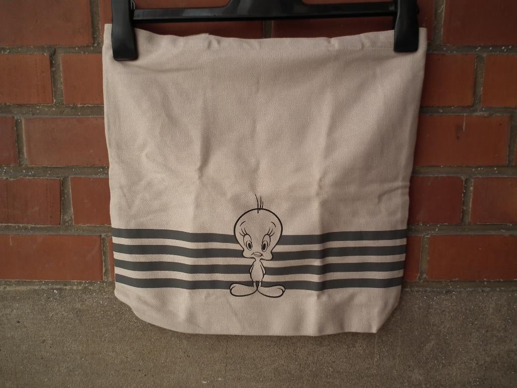 Sac en tissu 100% coton (Titi Looney Tunes) nouveau, Envoi, Neuf, Beige, Autres types
