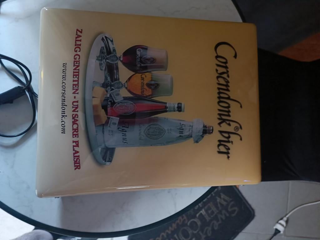 Lichtreclame Corsendonk bier, Enlèvement