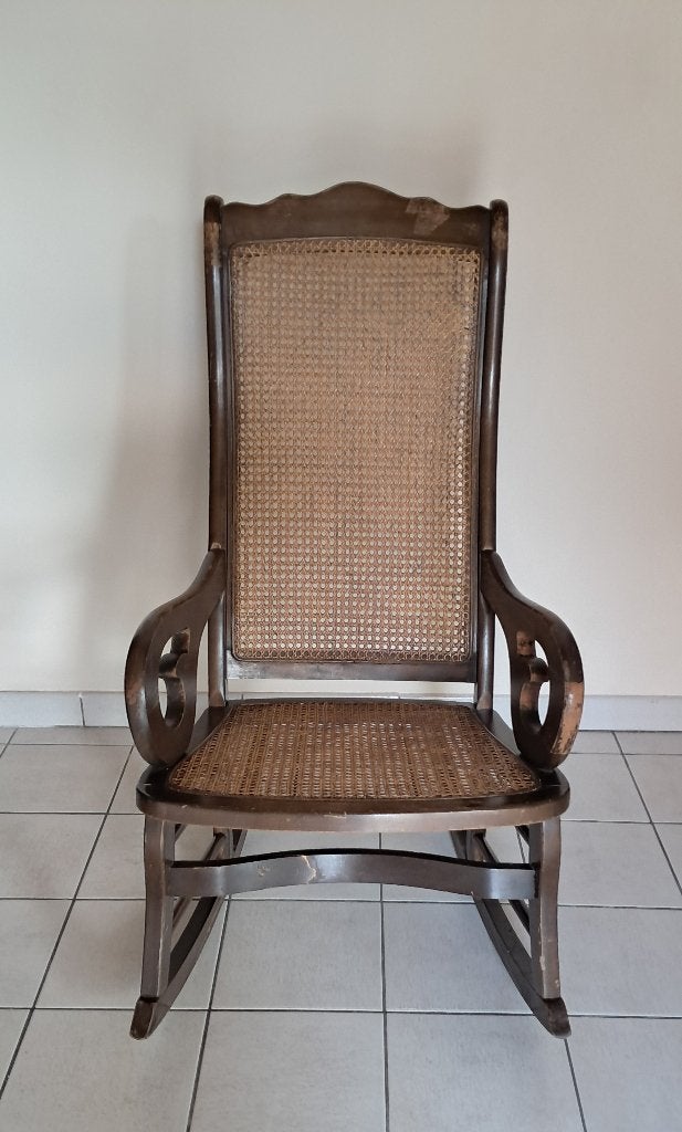 Fauteuil à bascule - Fauteuil à bascule en bon état, Enlèvement