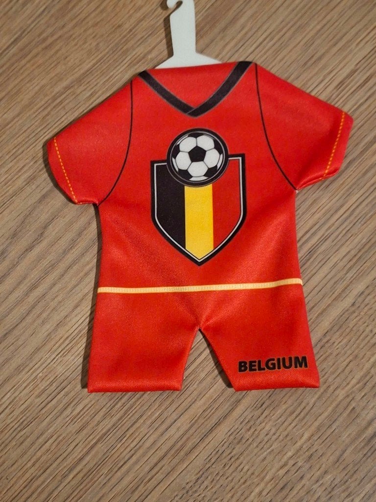 Mini-Voetbalshirtje / Rode Duivels, Collections, Articles de Sport & Football, Enlèvement ou Envoi, Comme neuf, Autres types