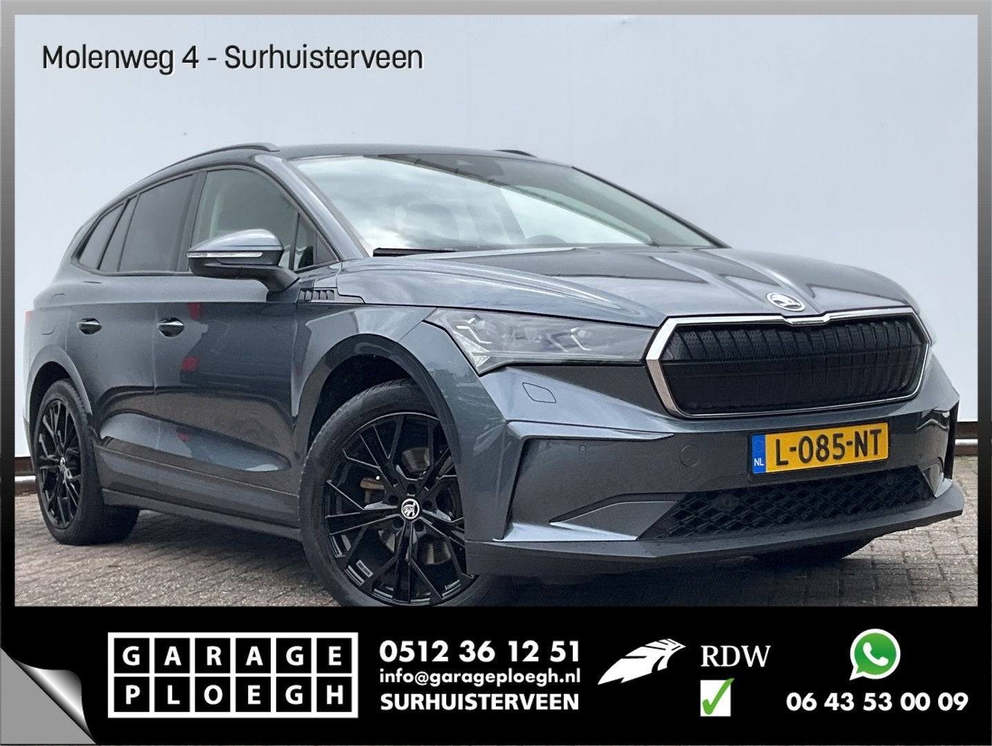 Skoda Enyaq iV 60 SOH 94.6% First Edition Adapt.Cruise Camer, Autos, Skoda, Argent ou Gris, Achat, Entreprise, Electronic Stability Program (ESP)