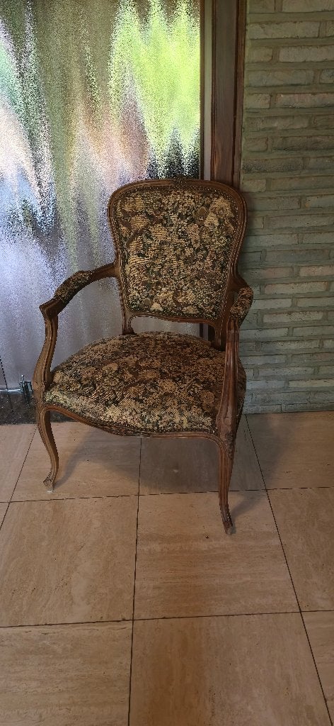 Anthieke stoel, Maison & Meubles, Chaises, Utilisé, Une, Bois, Brun, Enlèvement