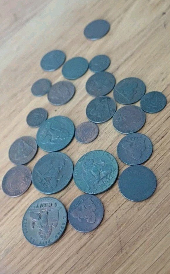 Groot Lot munten leopold 1 tot de jaren 90, Ophalen, Munten