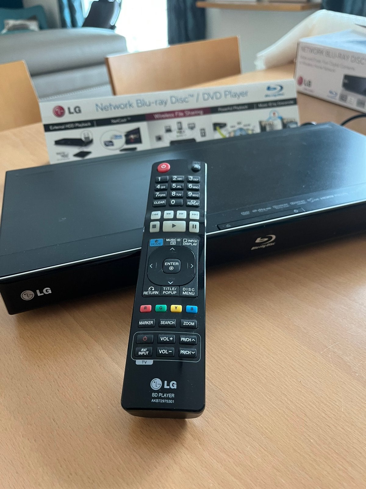 Lecteur Blu-ray / DVD LG BD570 – Wi-Fi, HDMI – Avec boîte, Enlèvement, Utilisé, LG, Wi-Fi
