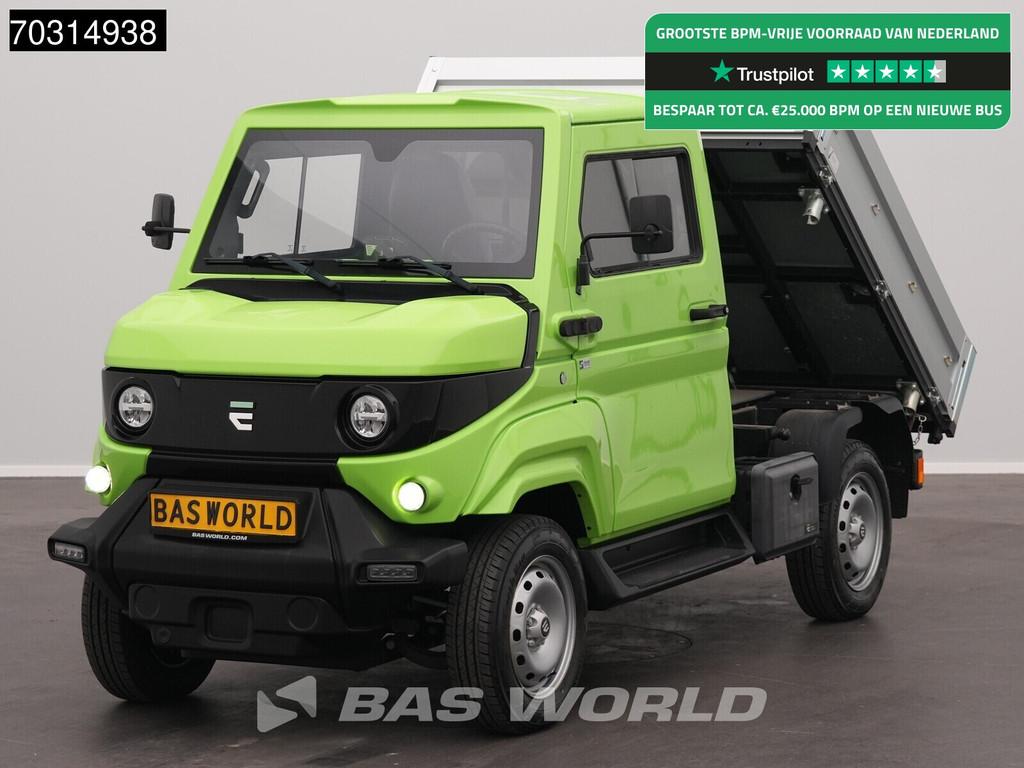 Evum aCar SWB Cassone Ribaltabile 23 Kwh MY23 4x4 Kipper Pri, Auto's, Bestelwagens en Lichte vracht, Stof, Te koop, 1685 kg, Groen