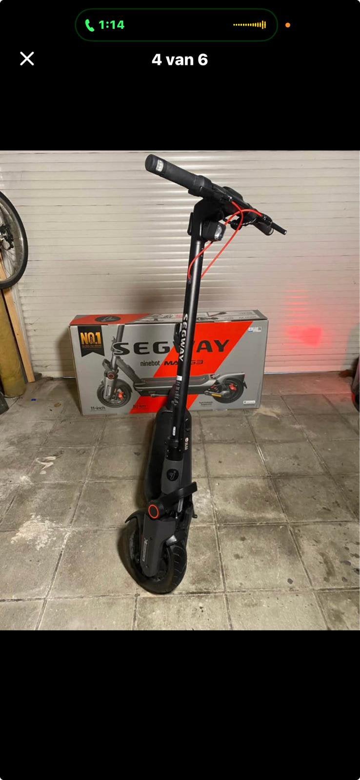 Ninebot g3 max step, Ophalen, Gebruikt, Elektrische step (E-scooter)