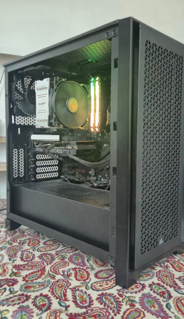 PC-gamer/R7 5800x/RTX 4060ti 16 GB/32 GB, Computers en Software, AMD et NVIDIA, 32 GB, Zo goed als nieuw, AMD Ryzen 7