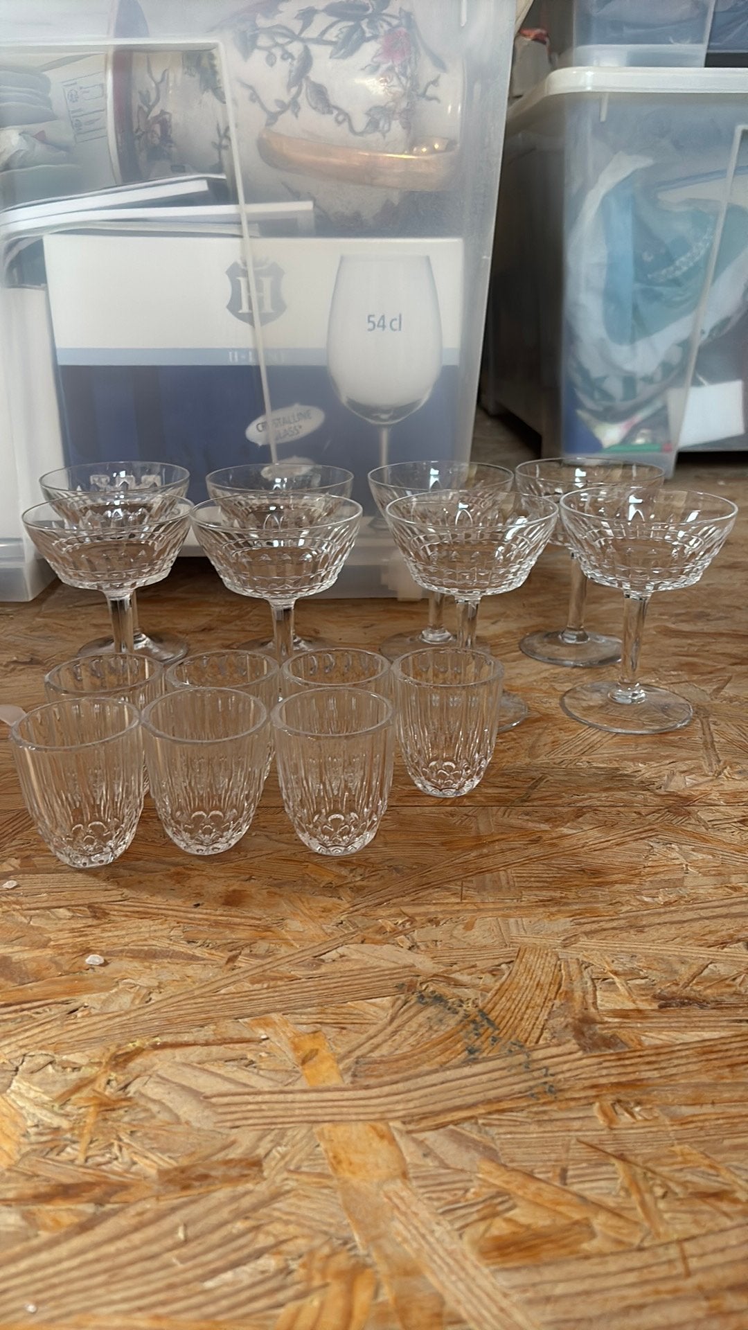 Glazen set, Enlèvement, Comme neuf