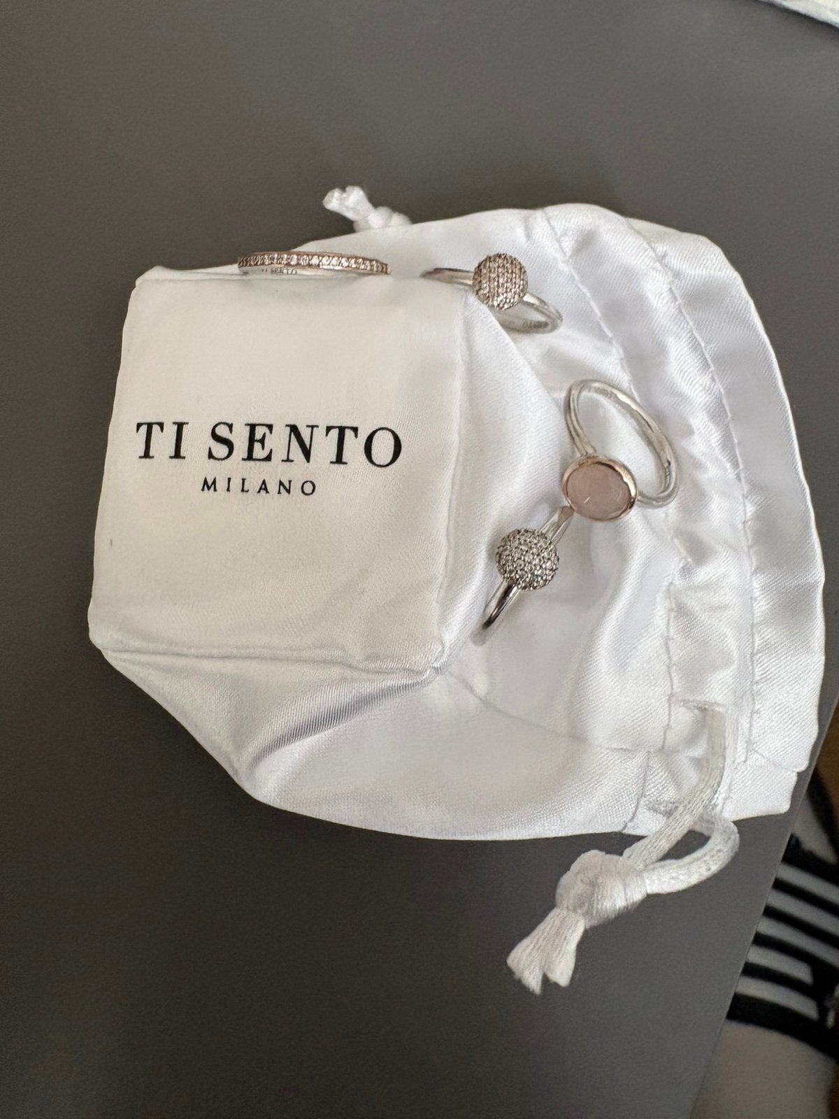 Tisento ringen, Bijoux, Sacs & Beauté, Bagues, Comme neuf, Enlèvement, Femme, Argent
