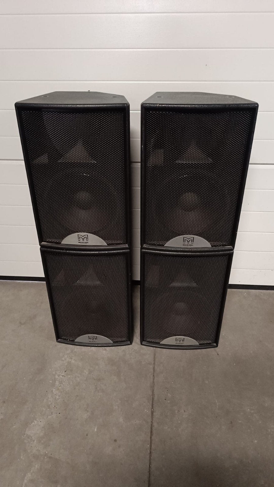 4 Martin Audio F12 speakers in topstaat, Ophalen of Verzenden, Zo goed als nieuw, Speakerset, Overige merken