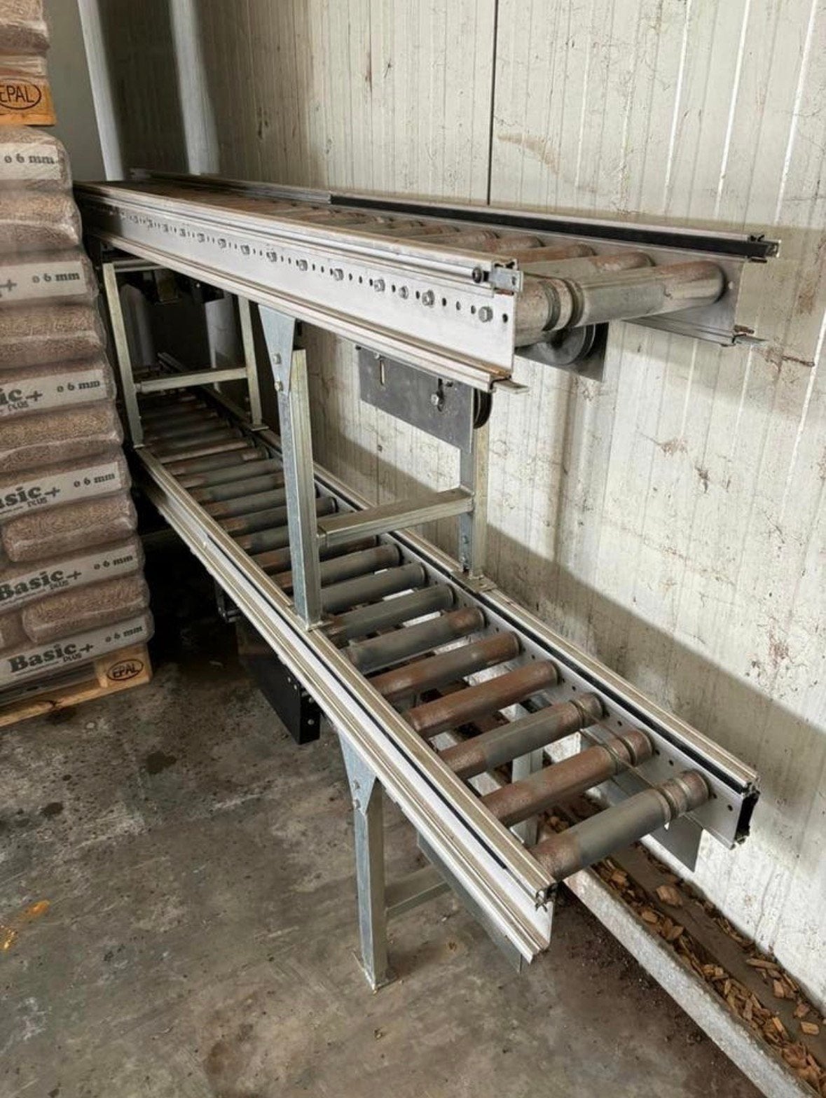 2x aangedreven rollenbaan rollerbaan transportband, Articles professionnels, Aménagement de Bureau & Magasin | Entrepôt, Rayonnage & Stockage