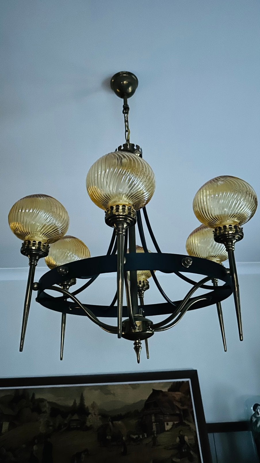 Lustre vintage, Enlèvement