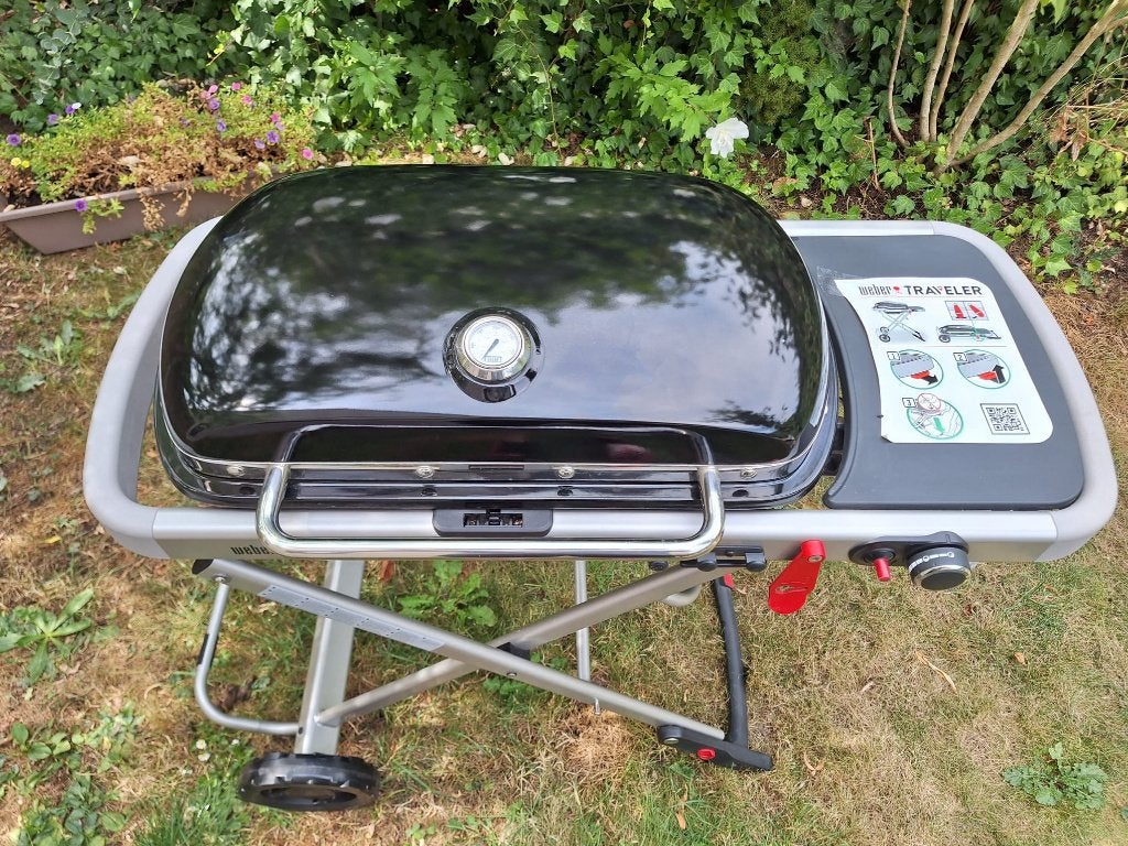 Weber Traveler gasbarbecue, Tuin en Terras, Ophalen, Gebruikt, Weber