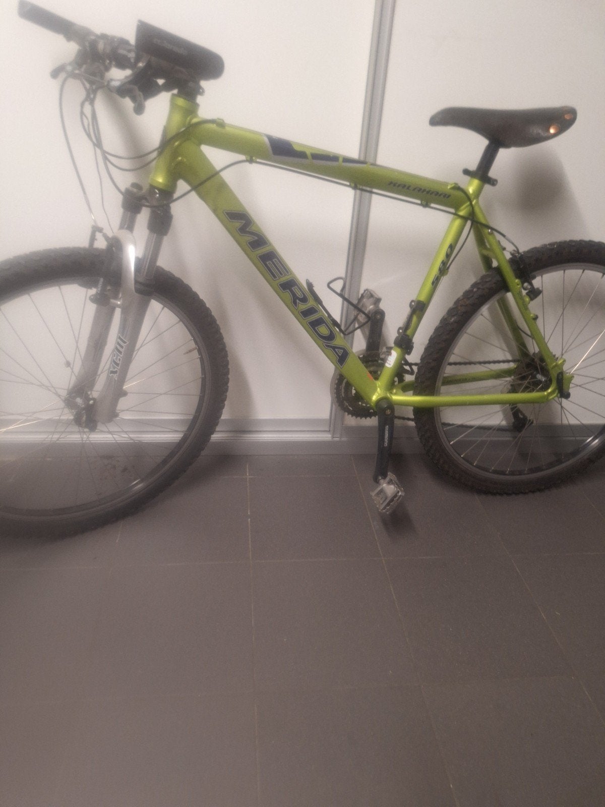 mountainbike Merida 580 groen 21 inch, Gebruikt, Velgrem, 49 tot 53 cm, Meer dan 20 versnellingen