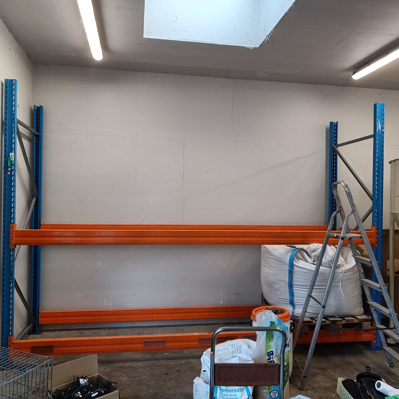 Pallet stelling, Ophalen