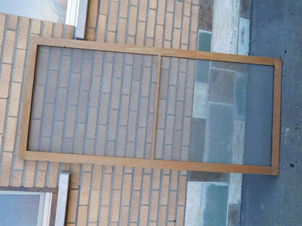 vliegenraam in houten, Ophalen, Zo goed als nieuw, Hout