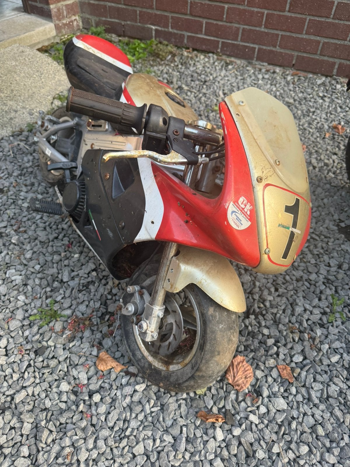 Minibike ducati, Fietsen en Brommers, Ophalen of Verzenden, Zo goed als nieuw