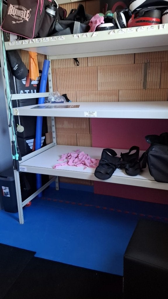 48,50 meter magazijnrek 3 niveau's, opslagrek 255cm hoog, Ophalen