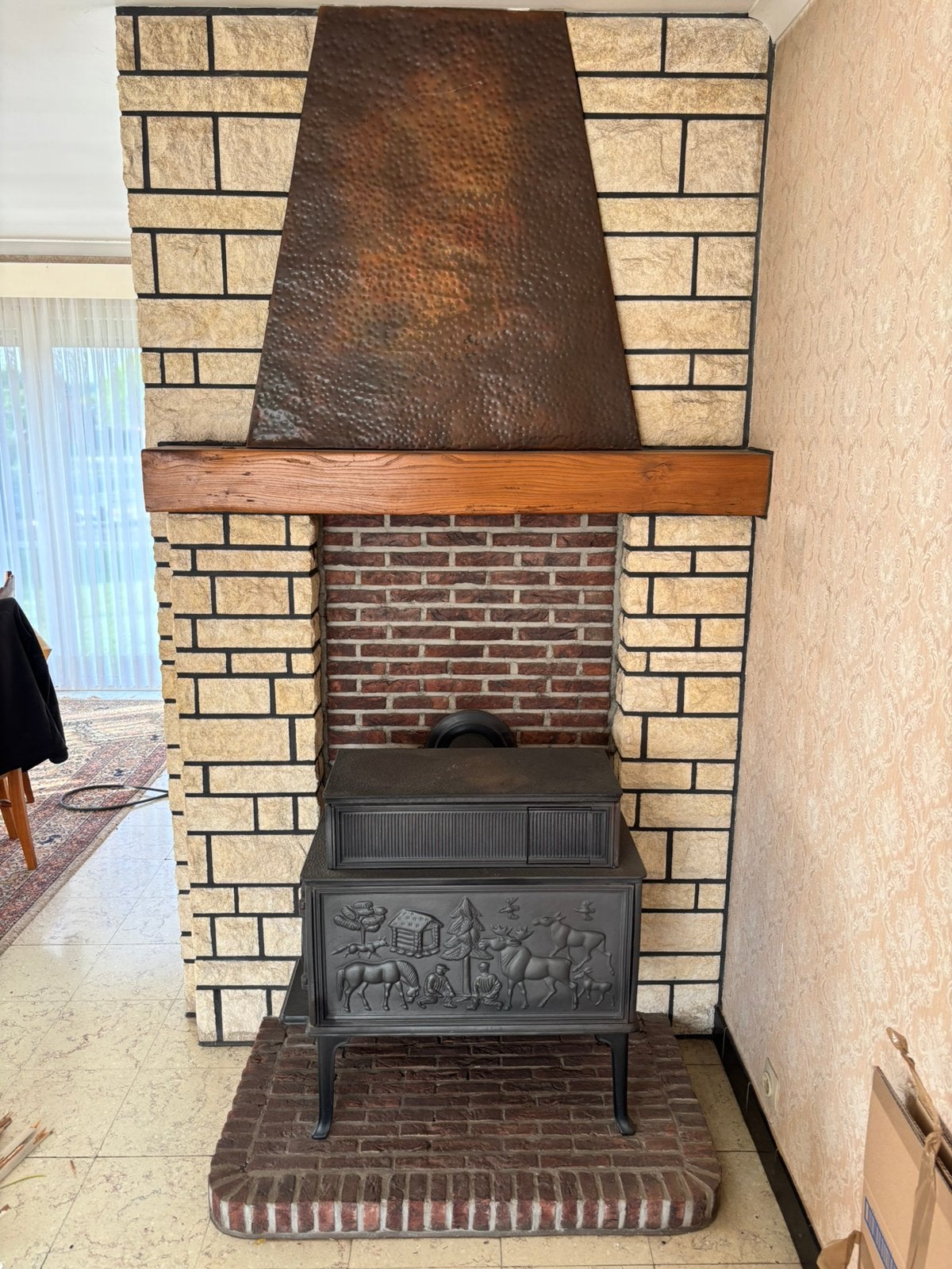 Poêle à bois Botul, Enlèvement, Comme neuf, Poêle à bois