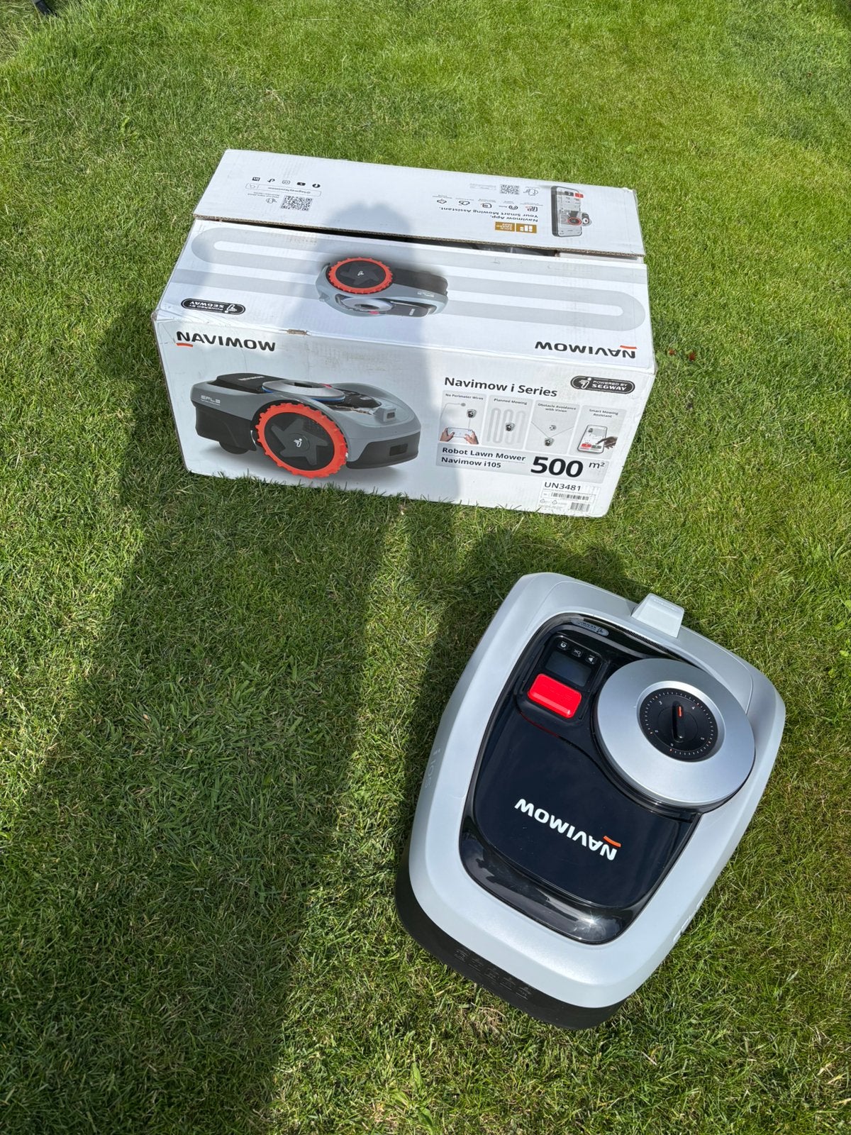 Grasrobot navimow - zonder draad - 1m gebruikt, Ophalen, Zo goed als nieuw