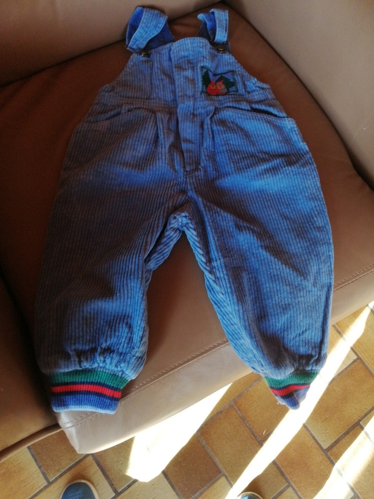 salopette Dujardin velour Taille 86, Enfants & Bébés, Enlèvement