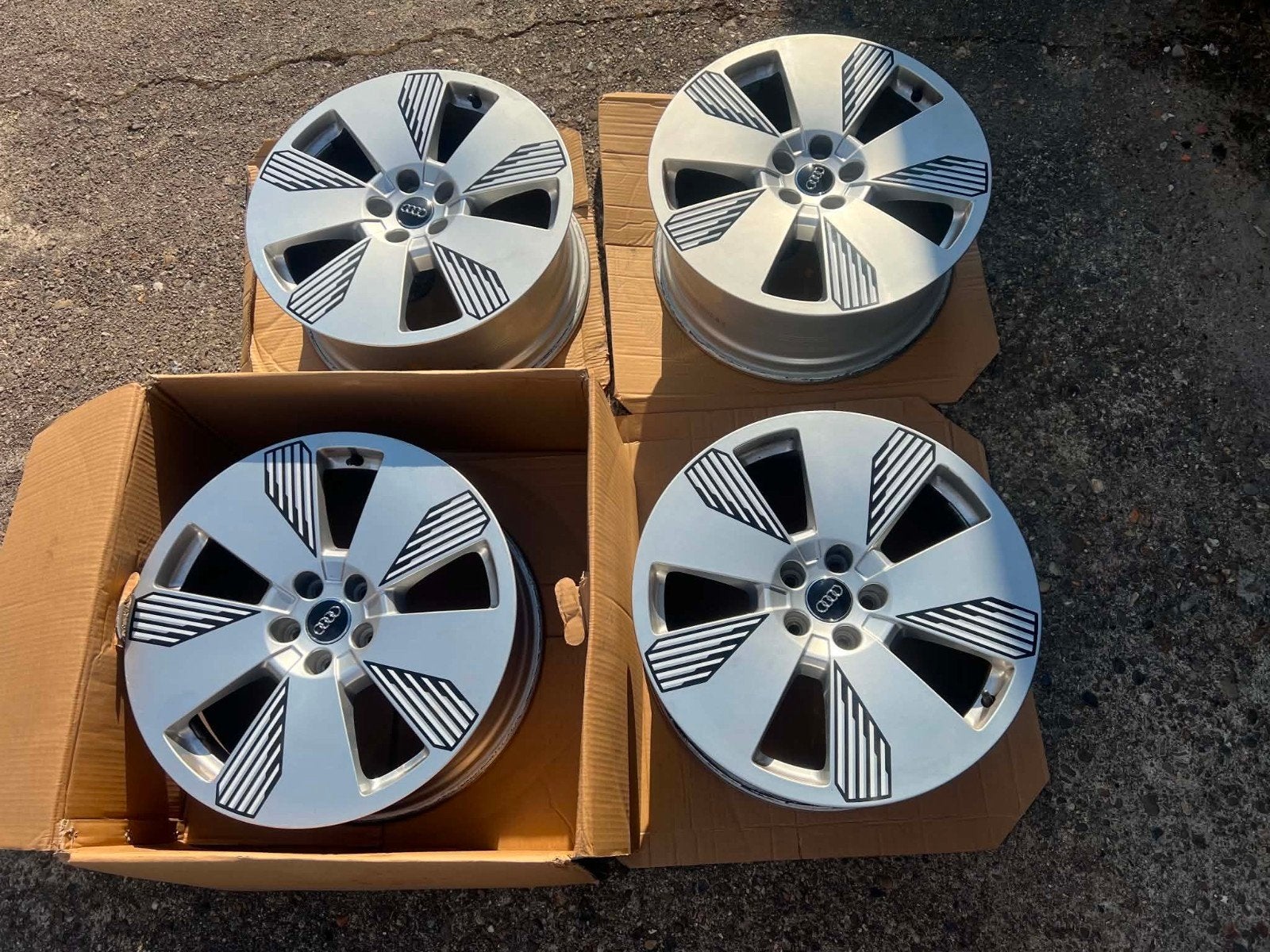 Originele Audi 19 inch Velgen, Auto-onderdelen, Banden en Velgen, Ophalen of Verzenden, 19 inch, Velg(en)