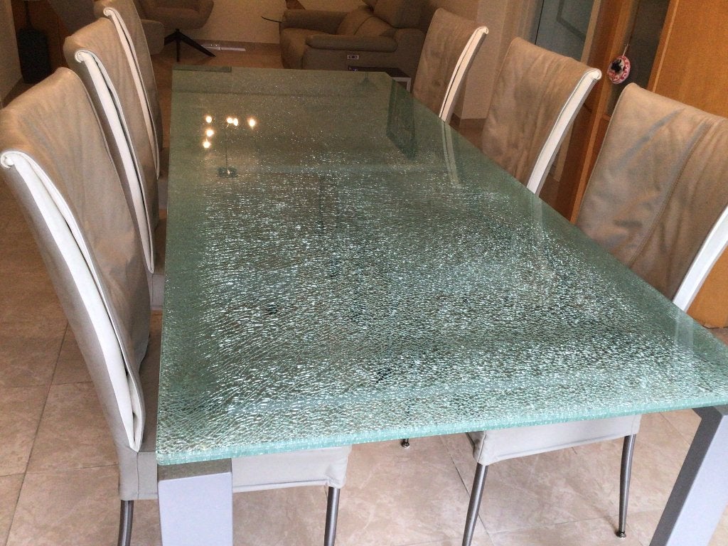 Eettafel met 6 stoelen, Huis en Inrichting, Ophalen, 200 cm of meer, 50 tot 100 cm, Vijf personen of meer
