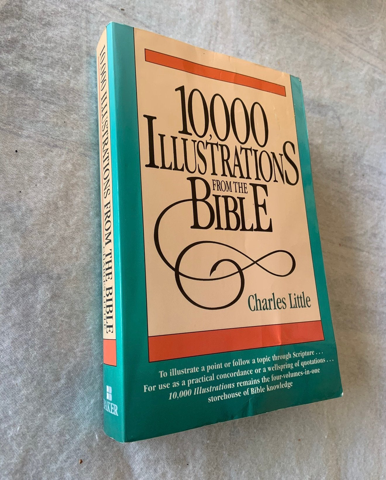 10.000 illustrations from the bible Charles Little boek book, Ophalen of Verzenden, Zo goed als nieuw, Boek, Christendom | Katholiek